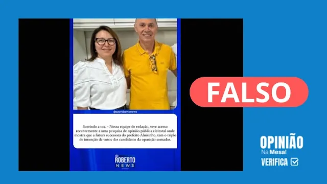 É Falso Que Simone Lidera Pesquisa Eleitoral com o Triplo de Intenções de Voto dos Pré-Candidatos de Oposição
