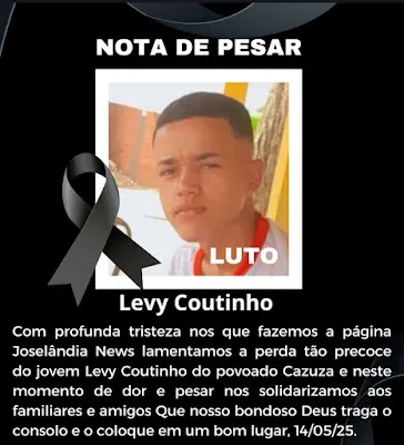 Jovem de 16 Anos Morre Após Sofrer Grave Acidente em Joselândia-Ma
